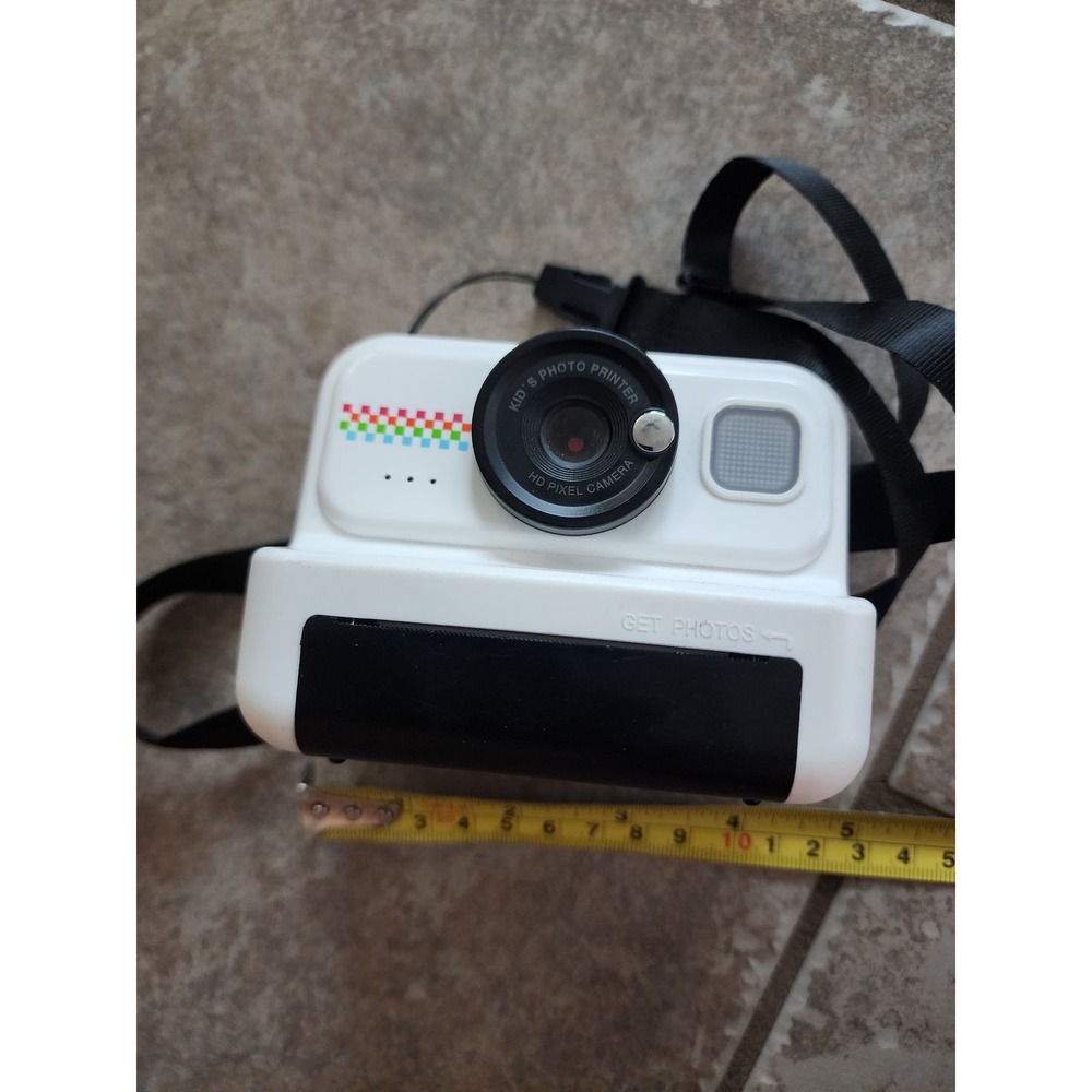 Kids Instant Print Camera HD Digital Video MP3 Player Games White Black